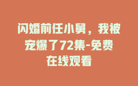 闪婚前任小舅，我被宠爆了72集-免费在线观看