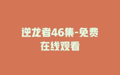 逆龙者46集-免费在线观看
