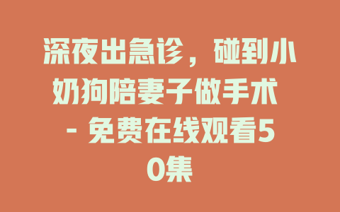 深夜出急诊，碰到小奶狗陪妻子做手术 - 免费在线观看50集