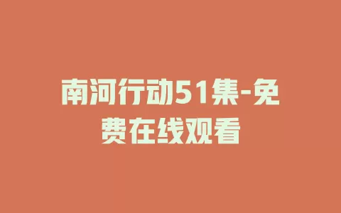 南河行动51集-免费在线观看