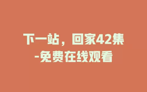 下一站，回家42集-免费在线观看