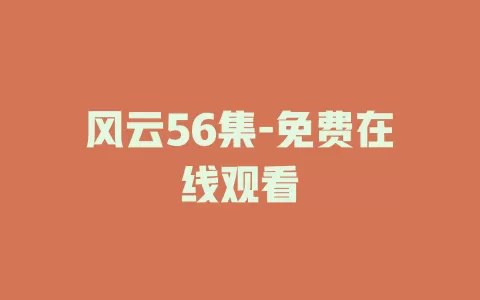 风云56集-免费在线观看